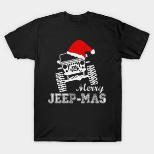 Merry Christmas Merry Jeep-mas Jeep Lover Jeeps Gift Christmas Hat Jeep Men/Women/Kid T-Shirt